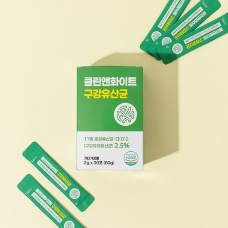 Clean & White Oral Lactobacillus / 클린앤화이트구강유산균