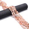 BEADIA Irregular Natural Sunstone Stone Loose Semi Gemstone Beads for