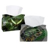 2 Pack Tissue Box Cover Holder, Frog Character Green Vector