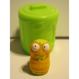 Moose Toys Trash Pack Series 1  #114 Germ Worm & Trash Can  Rare  **New out of pack**