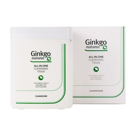 Jinko 참존 징코 내츄럴 올인원 클렌징 티슈 110매 본품 Chamzone Ginkgo Natural All-in-One Cleansing Tissue 110 Sheets Main Product