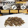 Moxweyeni 100 Pack 6 x 32 mm Hollow Wall Anchors