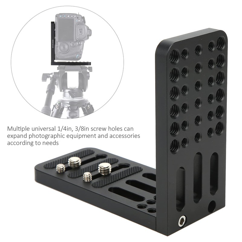 L-Shaped Quick Release Plate, Aluminum Alloy L Shape Bracket Plate