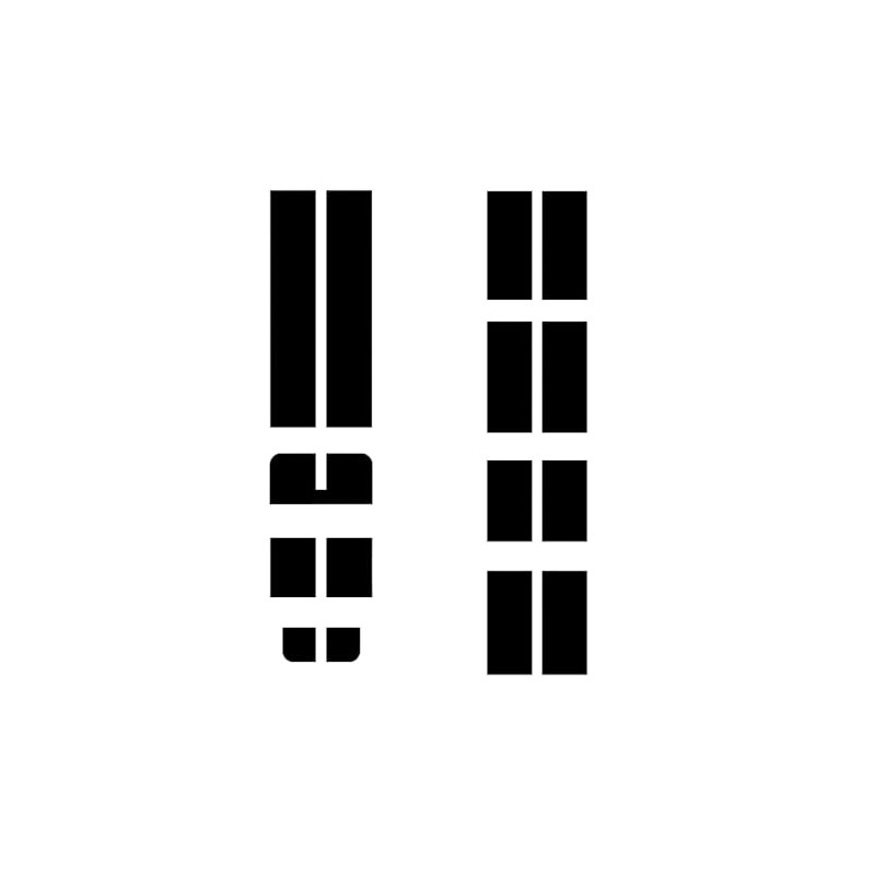 Fusion Decals Racing Stripes with Self Healing Premium Wrap