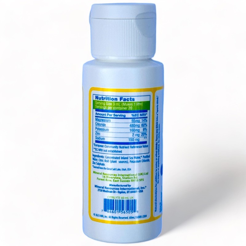 elete Electrolytes CitriLyte | Hydration Drops | 60ml Refill Bottle
