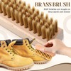 Enhon 5 Piece Suede and Nubuck Cleaning Kit with Brass