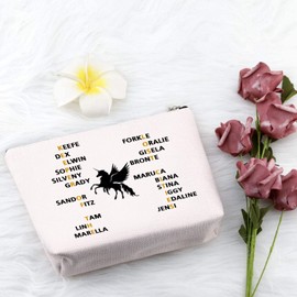 PXTIDY Team Foster Kee-fe Makeup Bag Keeper of The Lost Cities Characters Cosmetic Bag KOTLC Novel Inspired Bookish Gift