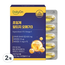 [Daily On] Supercritical Altige Premium Omega 3, 2 units, 60 servings / [데일리온] 초임계 알티지 프리미엄 오메가3, 2개, 60회분