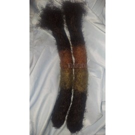 Wickkidrva  2 Camouflage Human Hair-Wicks 10in 2.8cm  | Wickkidrva