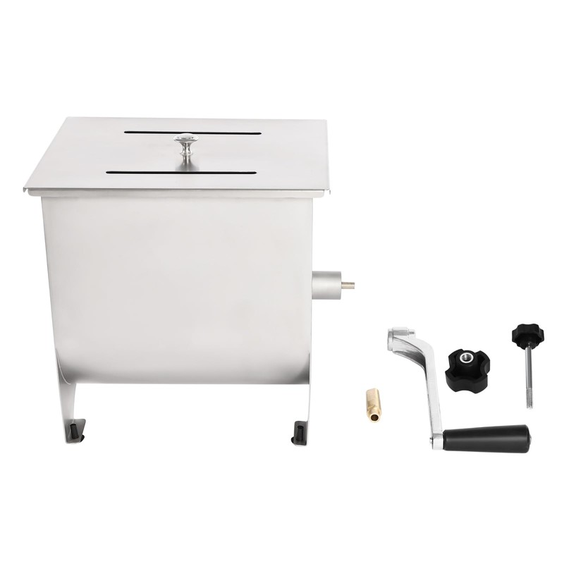 Commercial Meat Mixer Machine, 20LBS Manual Meat Mixer with Lid