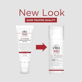 EltaMD UV Restore,Face Sunscreen, SPF 40, Mineral Sunscreen for Sun Damaged Skin Repair, Anti-Aging Zinc Oxide Sunscreen Formula