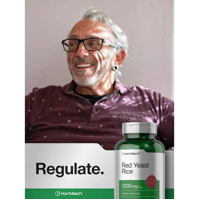 Arroz de levadura roja Horbäach 1200 mg | 120 cápsulas