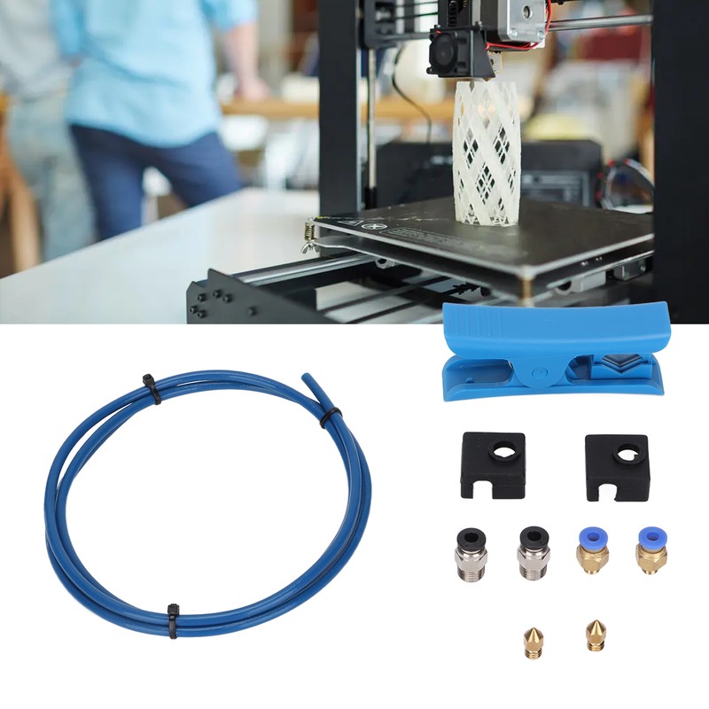 3D Printer Parts Kit With PTFE Tube Silicone Case PC4‑M6