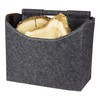 Reflects Longmont Felt Magazine Rack Magazine Rack Grey