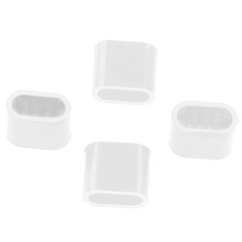 15x Festivalbändchen Ersatz Verschlüsse Alu oder Plastikverschluss (Plastik weiß)