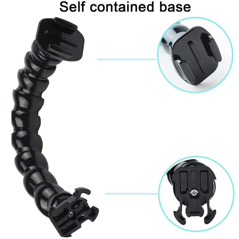 FitStill Jaws Flex Clamp Mount with Adjustable Gooseneck 8-Section Compatible