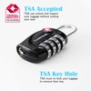 Lumintrail TSA Approved Locks, 4 Digit Combination Luggage Locks TSA