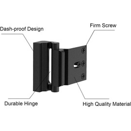 TOYFUL 2 Pack Door Reinforcement Locks with 8 Screws, Home Security Door Lock for Toddl