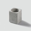JAJU [JAJU] Diatomaceous Earth Square Multi-purpose Holder Gray