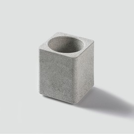 JAJU [JAJU] Diatomaceous Earth Square Multi-purpose Holder Gray