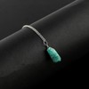 CRYSTALIS Natural Emerald Raw Crystal Pendant Necklace, Birthstone, Dainty Rough