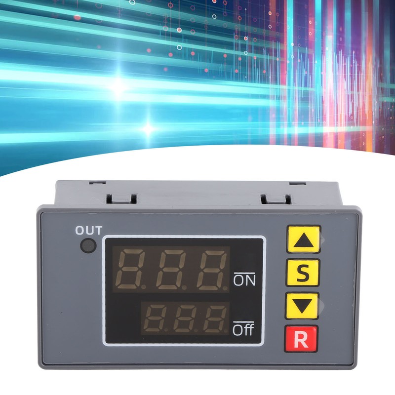 Timer Relay Large Screen OP CL LOP Parameters Independent Store