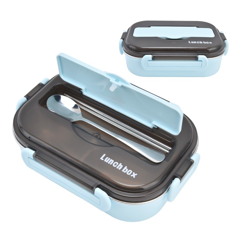 1L Bento Box 304 Stainless Steel Compartment Leak Proof Portable