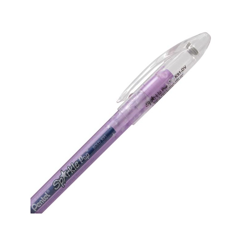 Pentel Sparkle Pop Shimmering Metallic Gel Pen, (1.0mm) Bold Line,