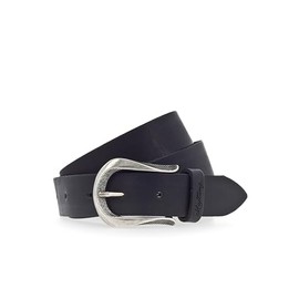 MUSTANG Women's Genuine Leather Belt, black