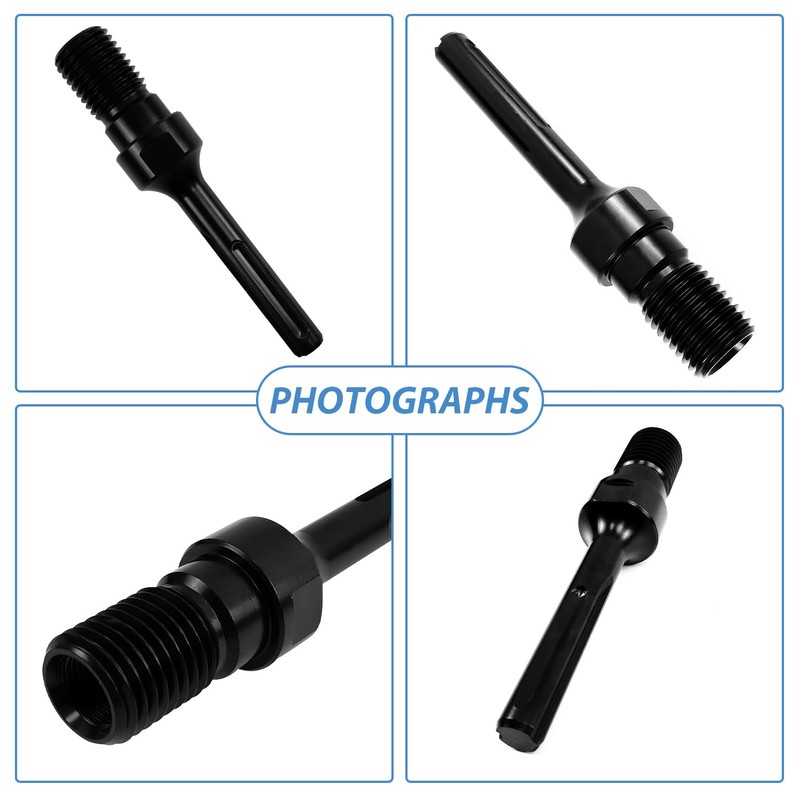 SDS MAX Adapter, Adapter 1 1/4 Inch UNC, Tile Drill