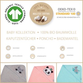 sei Design Your Organic Hooded Towel Made from 100% Organic Cotton for Babies, Hooded Bath Towel, Hooded Towel for Newborns from 0+ Months to 5 Years