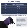 Nanaki Calming Hoodie Dog Ear Cover Purple,ML -Soft No Shake