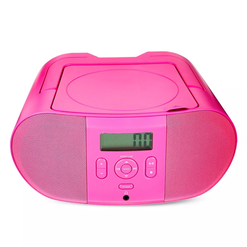 Onn. Portable CD Boombox w/Digital FM Radio CD Player w/2.4RMS