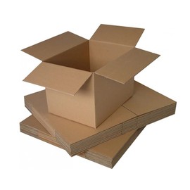 Cardboard Box ━ Suitable for Posting Small, Medium & Large Parcels; Single Wall Eco-friendly Shipping Cartons by TGL PACKAGING™ (5) 17x12.5x10.5 inches (432x318x267 mm)