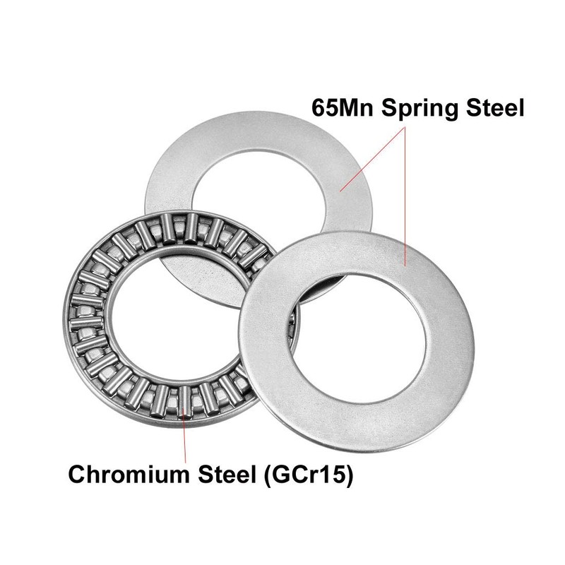 sourcing map AXK2035 Thrust Needle Roller Bearings with Washers 20mm