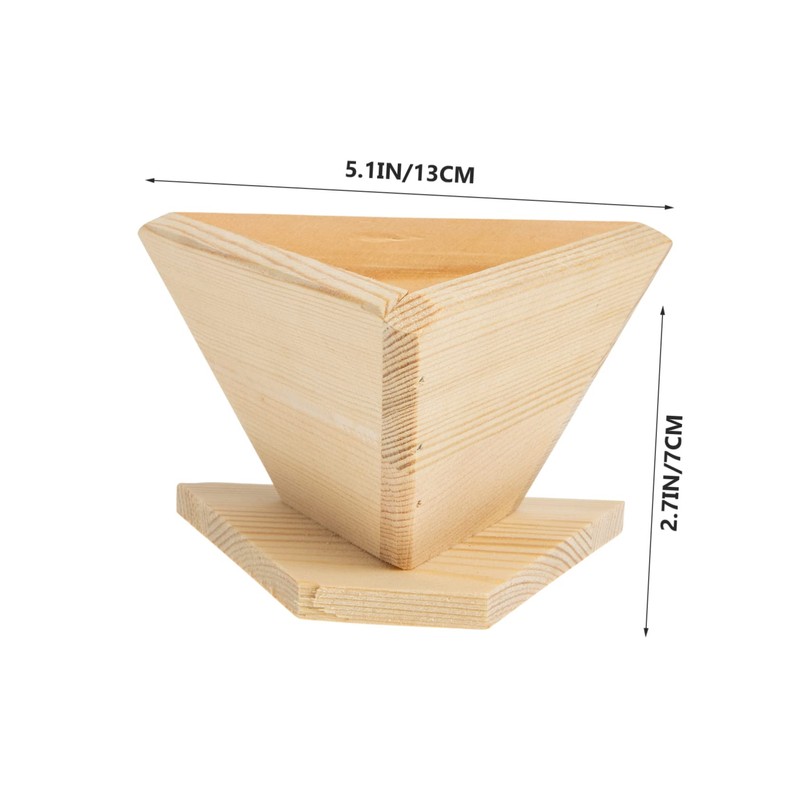 KICHOUSE Wooden Food Molds Rice Dumpling Molds Set Handmade Simple