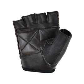 Send Sports Mesh Knit X Grip Training Gloves, STRONG GRIP TRAINING GYM GLOVES WORKOUT BODYBUILDING STRENGTH POWER (Brown, X-Large)