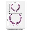 CraftStar Laurel Wreath Stencil Set