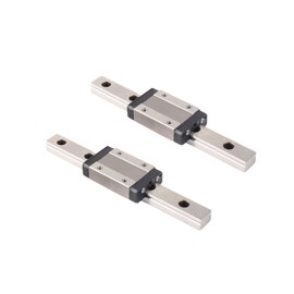 Coavoo MGN12H Mini Linear Bearing Slide Rail Guide 300 mm Pack of 2 with 2 MGN12H Type H Block for DIY 3D Printer and CNC Machine XYZ