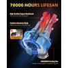 OXILAM H11 LED Bulb H8 H9, 40000LM 60W, 900% Ultra-Bright