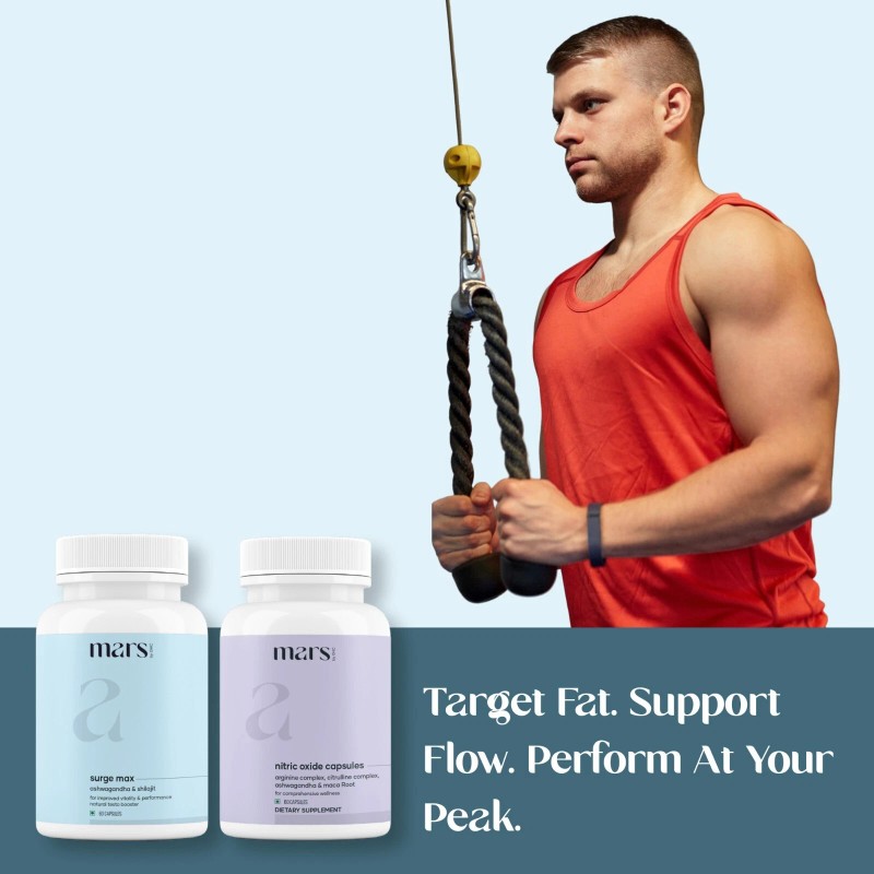 Mars Growth Max Combo: Powered by Nitric Oxide & Pure