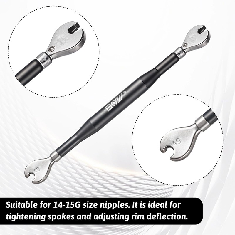 InnoHHustle Spoke Wrench, 6 Pcs Bike Spoke Tool Kit, Bicycle