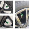 JUSTTOP Tapones de válvula de neumático de coche, 12 tapas