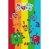 Numberblocks Fleece Blanket - Rainbow Numbers Design - Bed Throw