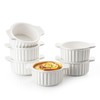 Gacoree French Onion Soup Bowls with Handles, 12 Oz Ramekins