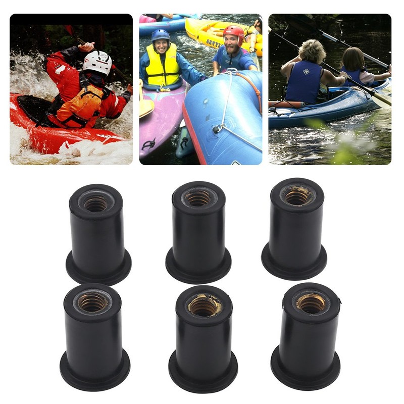 Rubber Nut M6, Tbest Rubber Nut M6, Kayak Well Nuts,