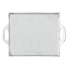 Santa Barbara Design Studio Serving Tray With Handles Rectangular Aluminum