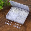 4 Styles 550 Pcs Earring Backs Rubber, Clear Plastic Earrings
