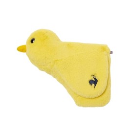 Cox Sportif Golf LG5FHC50L Women's Headcover, Putter Cover, PT, Pin-type, Mallet Shape, Plush, Cute, Golf, YL00 (Yellow)