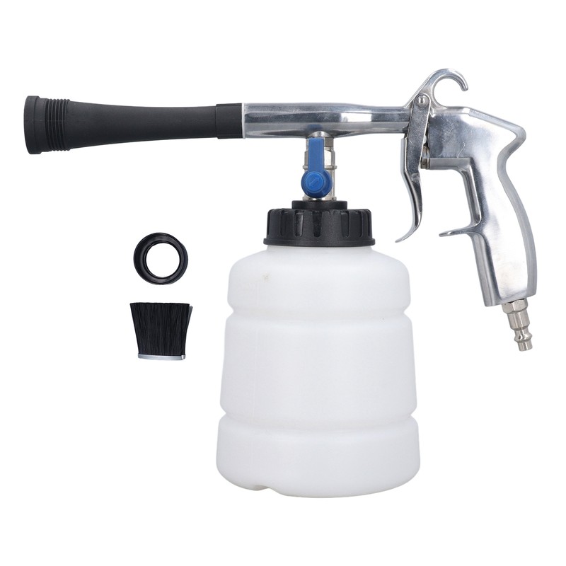 Car Cleaning Gun Compressed Air Blower with Brush Nozzle High